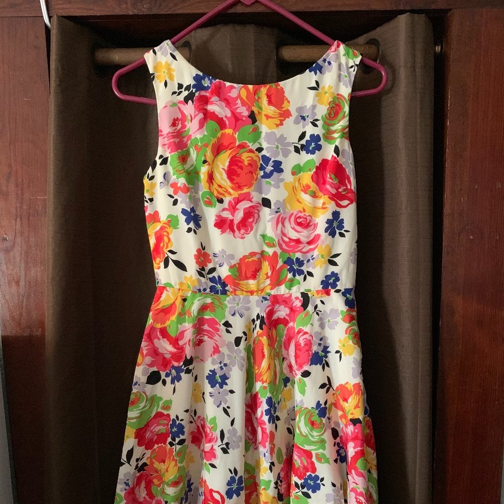 Betsey Johnson Floral Tea Dress